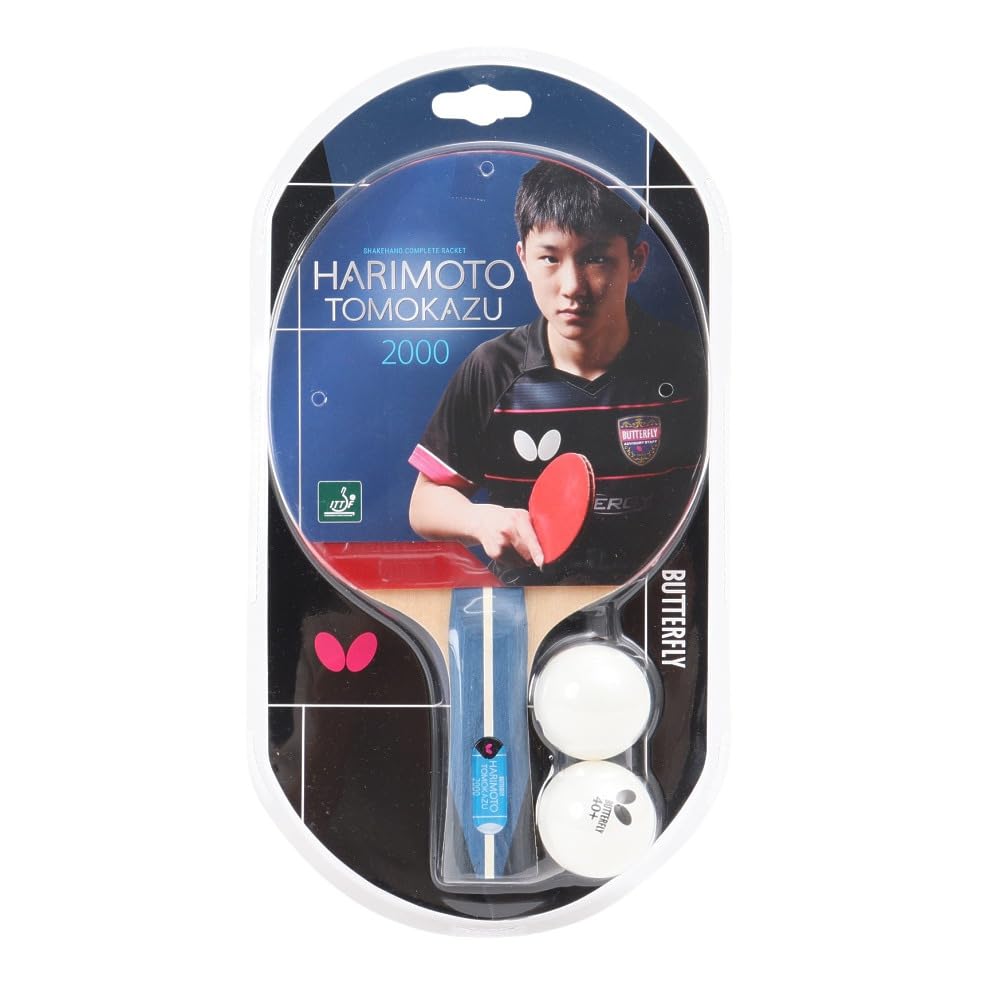 Butterfly Raquete de tênis de mesa Shakehand da Harimoto Tomokazu
